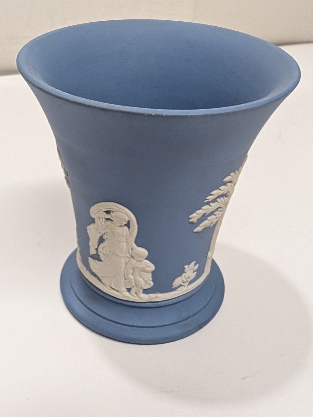 Wedgwood Jasper Vase Trumpet Cup England Victorian - Picture 7 of 14